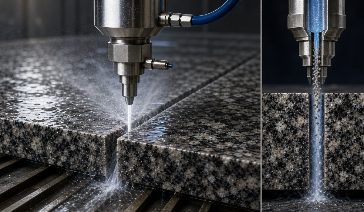 How Waterjet Cutting Works The Science Behind Cutting Granite with Water
