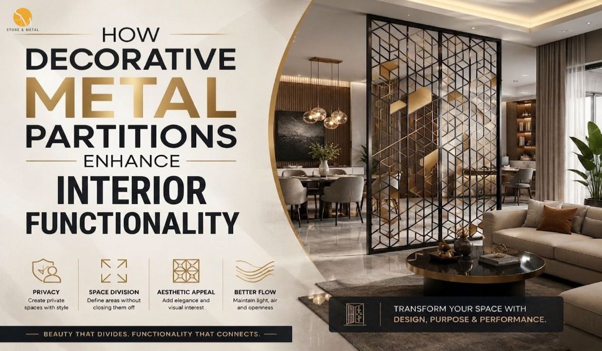 How Decorative Metal Partitions Enhance Interior Functionality
